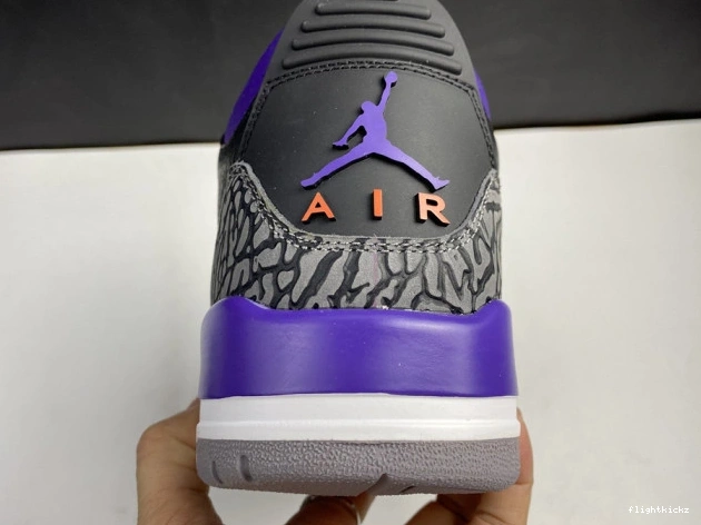 Air CT8532 Court Jordan 050 3 Purple Black Retro 0824